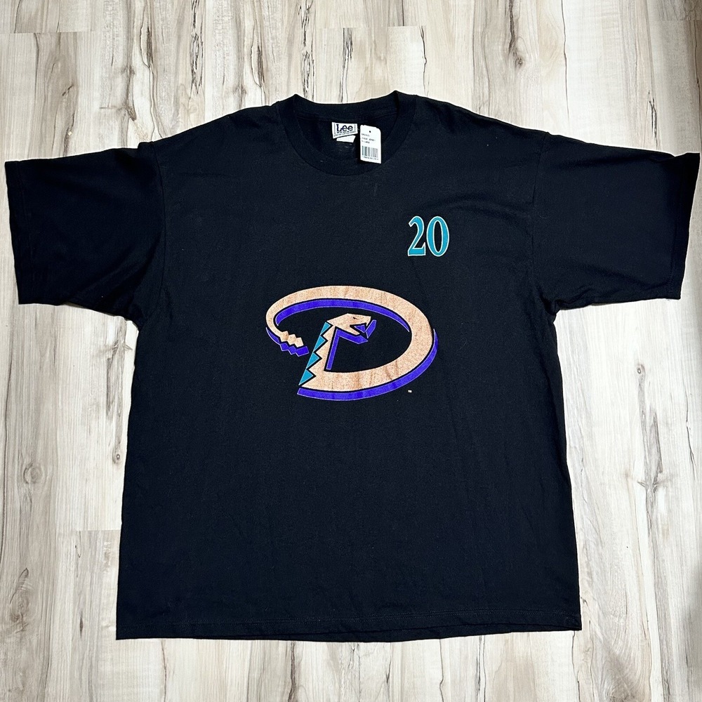 Vtg 2001 MLB Lee Sport Arizona Diamondbacks Luis Gonzalez T-Shirt Size (XXL)